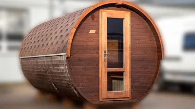 Round Barrel Sauna - 3.90m