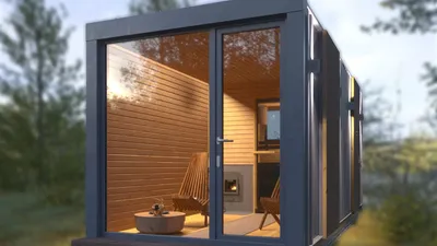 Container Frame Sauna - Ūsiņš