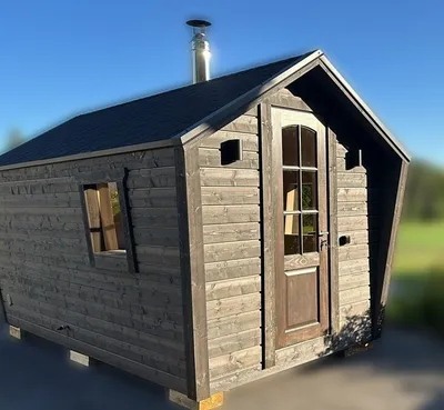 Пятиугольная каркасная баня - Маленькая