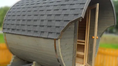 Round Barrel Sauna - 2.5m