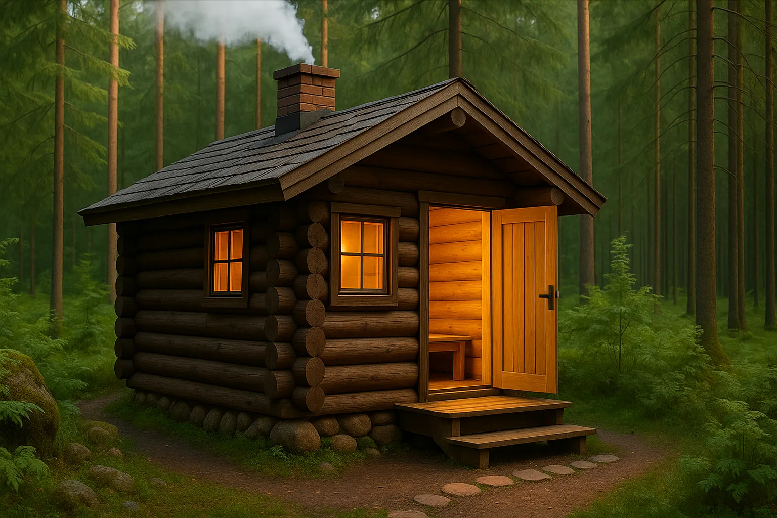 Sauna and hot-tub