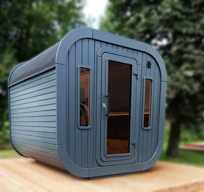 Овальная Каркасная Баня - Lux Электрическая